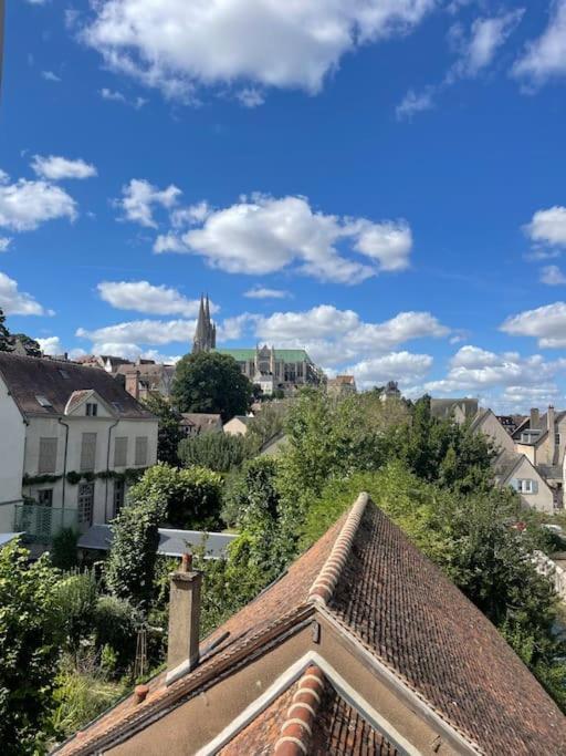 Duplex Bord De L'Eure - Parking Inclus - Jolie Vue Sur La Cathedrale Apartment Chartres Exterior photo